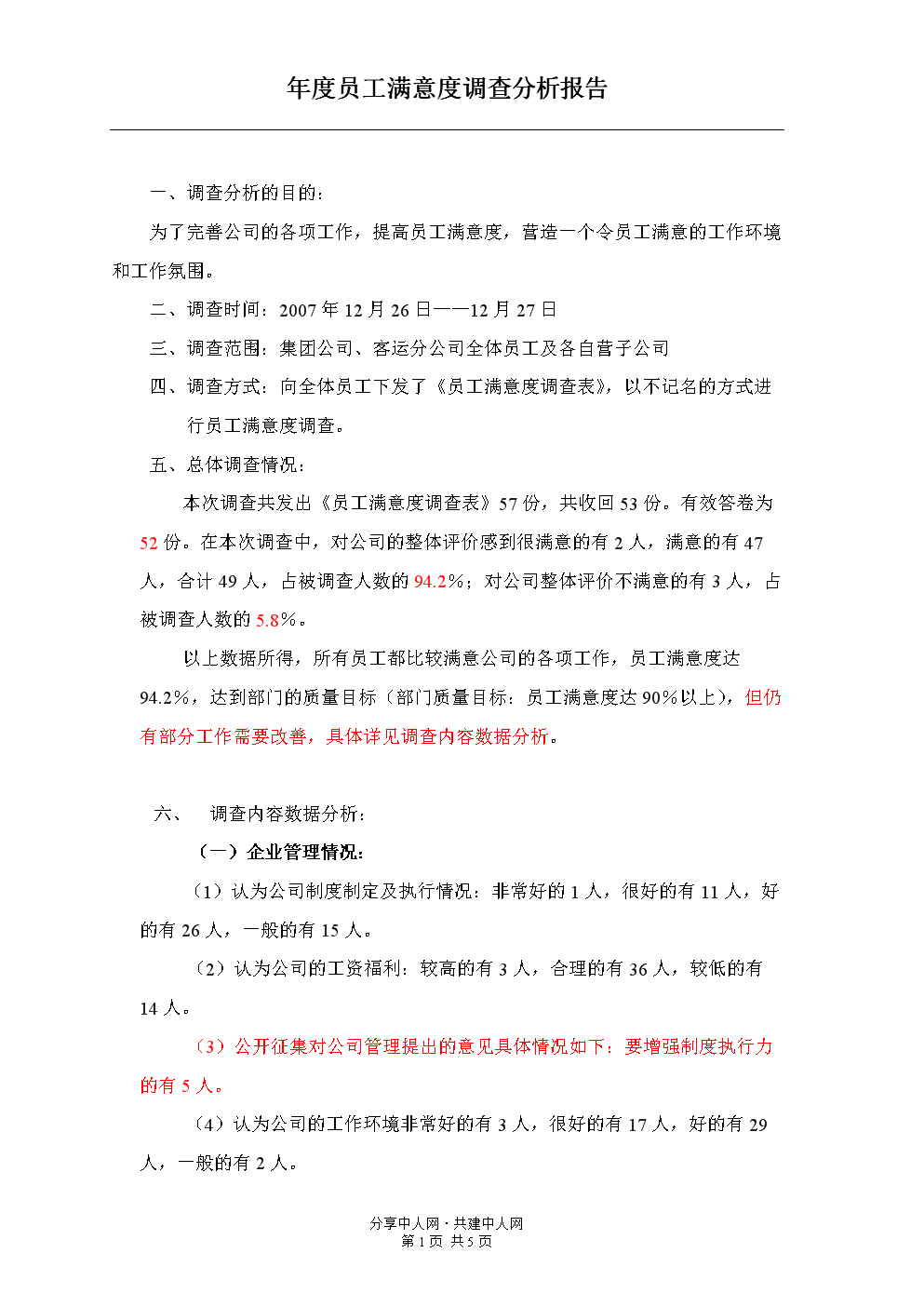 员工满意度调查分析报告.doc-商业策划书-在线