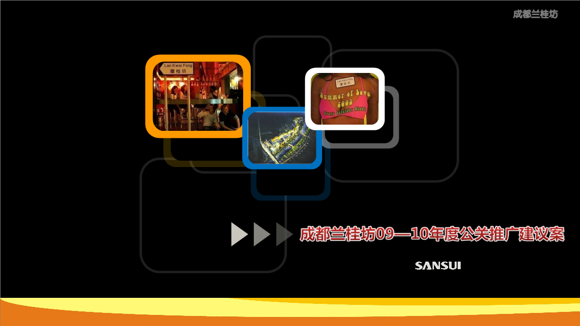 2009-10年度成都兰桂坊年度公关传播建议策划